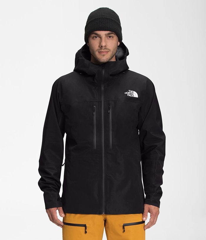 The North Face Skiing Jacket Ceptor Black - Mens - Thailand JSGWY-0327